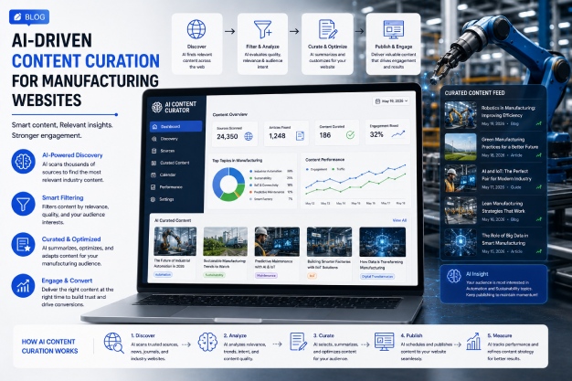 AI-Driven Content Curation for Manufacturing Websites