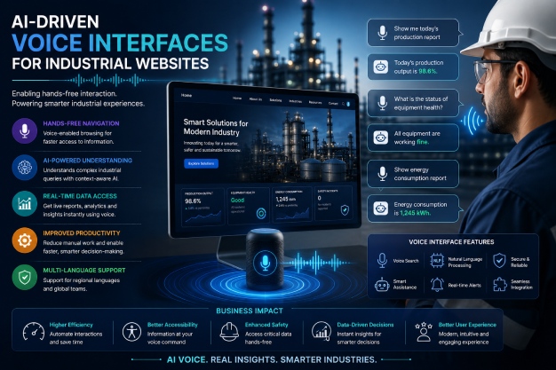 AI-Driven Voice Interfaces for Industrial Websites