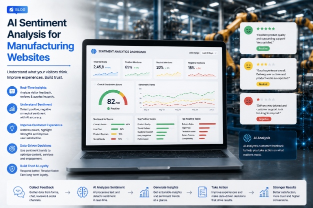 AI Sentiment Analysis for Manufacturing Websites