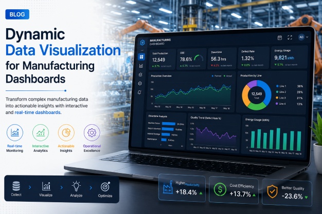 Dynamic Data Visualization for Manufacturing Dashboards