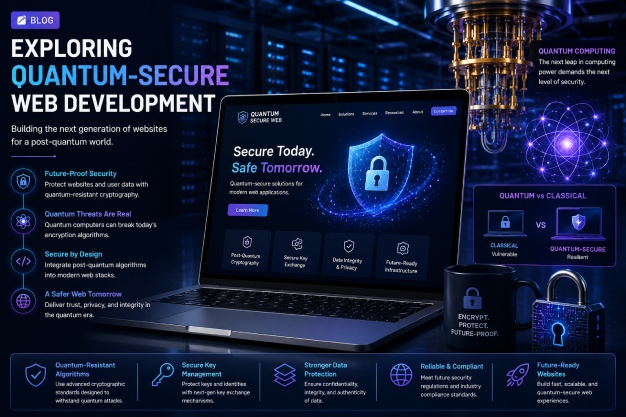 Exploring Quantum-Secure Web Development