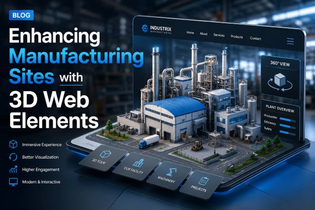 Enhancing Manufacturing Sites with 3D Web Elements