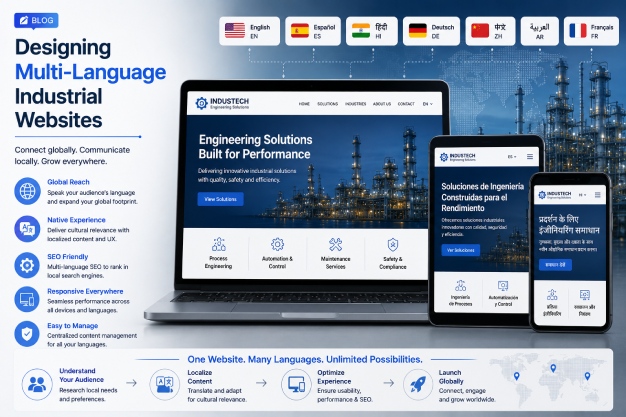 Designing Multi-Language Industrial Websites