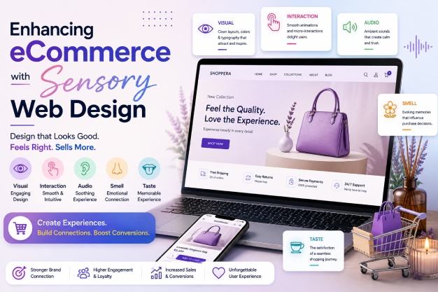 Examples of sensory web design in eCommerce
